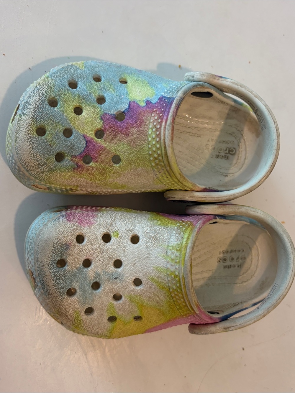Kids Tie-Dye Clog Shoes - Multicolor